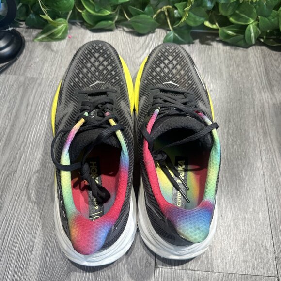 Hoka  ONE ONE Clifton 9 Black Rainbow  Men\'s Size 11.5 D 1127895 BAAB main image 8